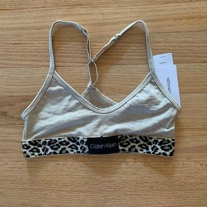 Calvin Klein Animal Micro Unlined Bralette